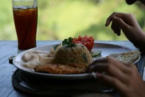 Op Bali kun je overheerlijk eten.