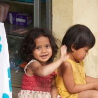 Kinderen van Bali.
