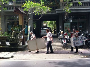 Kunst kopen op Bali.